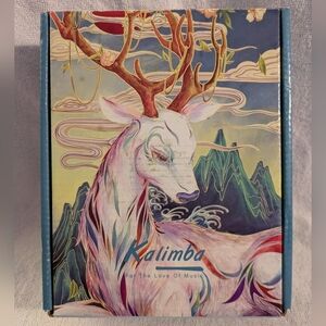 Colorful Deer Design Kalimba Box